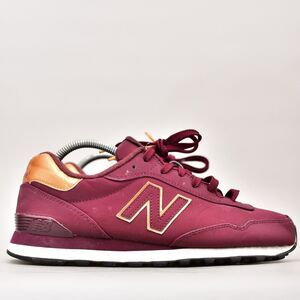 New Balance 515 Classics 515v1 Burgundy Red WL515SKH Size Women’s 10 Men’s 8.5